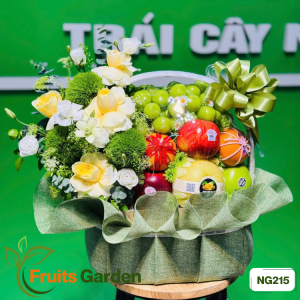Giỏ trái cây hoa tươi NG215