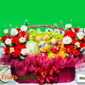 Giỏ trái cây hoa tươi NG211