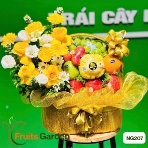 Giỏ trái cây hoa tươi NG207